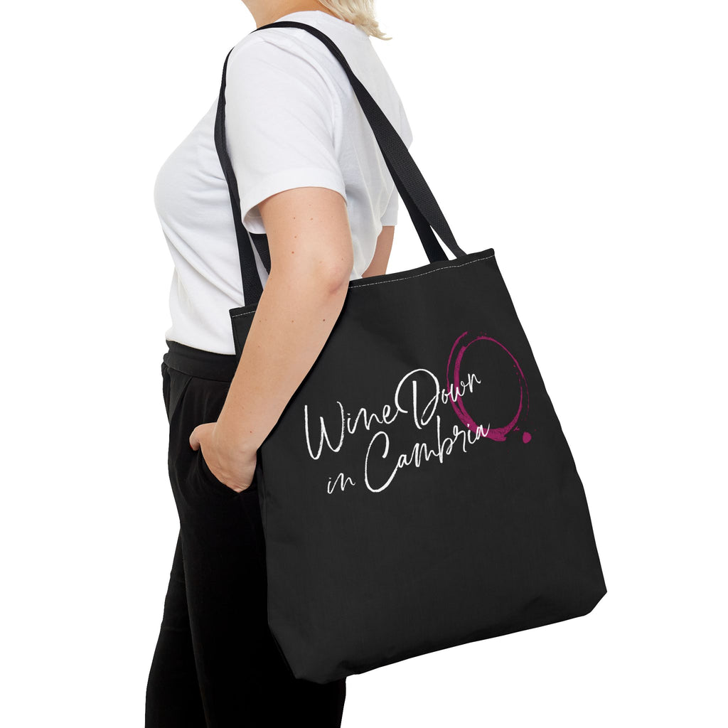 Wine down in Cambria Tote Bag