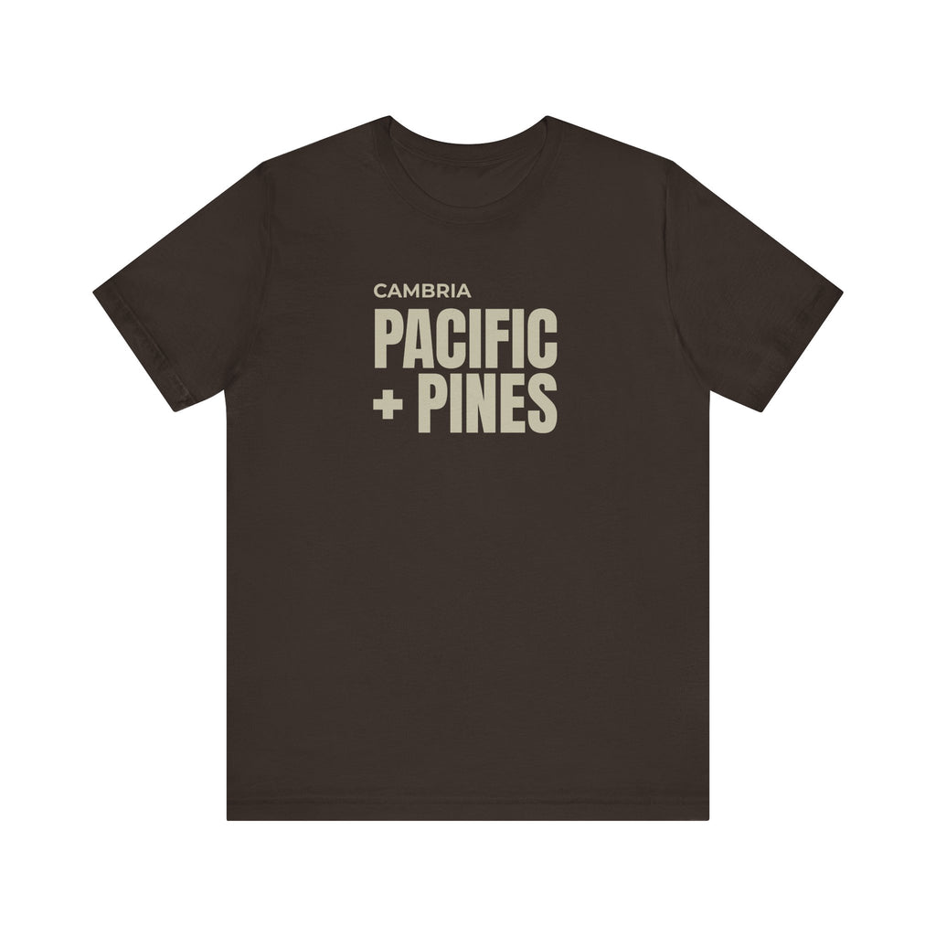 Cambria Pines + Pacific T-Shirt — Coastal Pines Graphic Tee