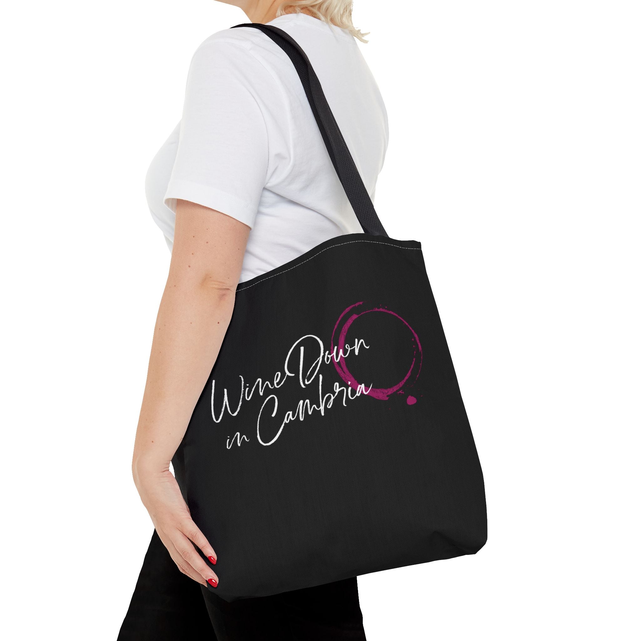 Wine down in Cambria Tote Bag