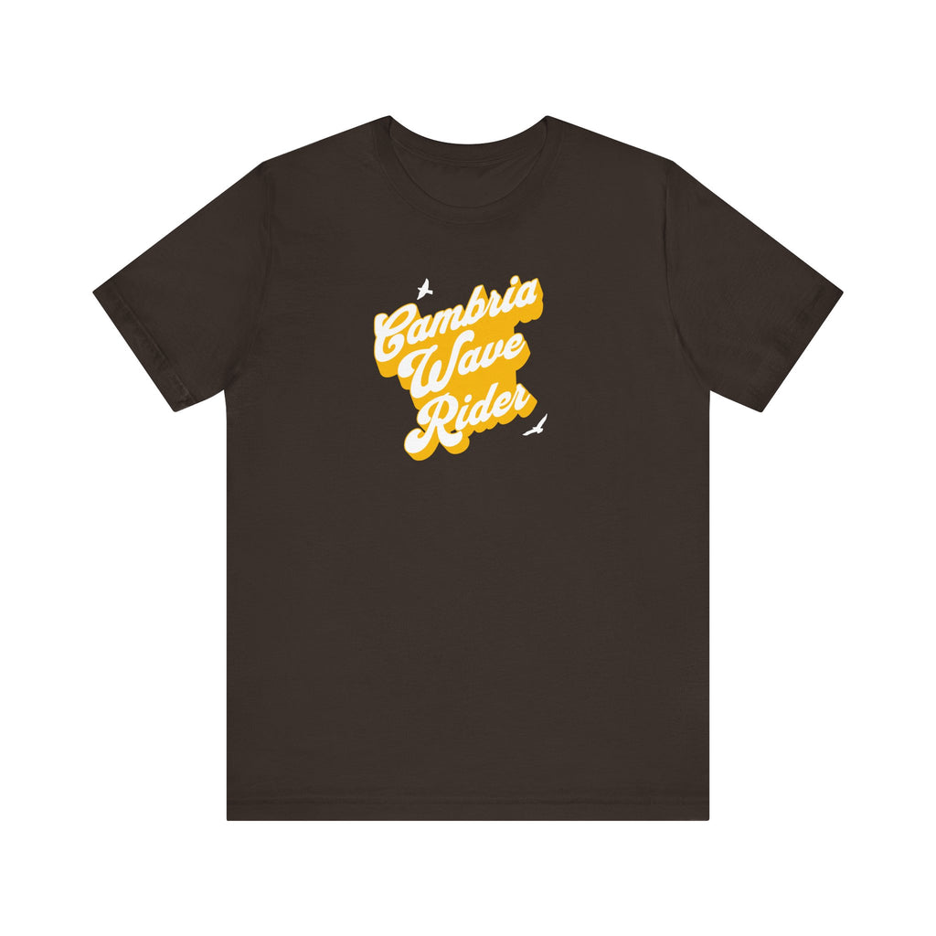 T-Shirt - Cambria Wave Rider Unisex Jersey Short Sleeve Tee