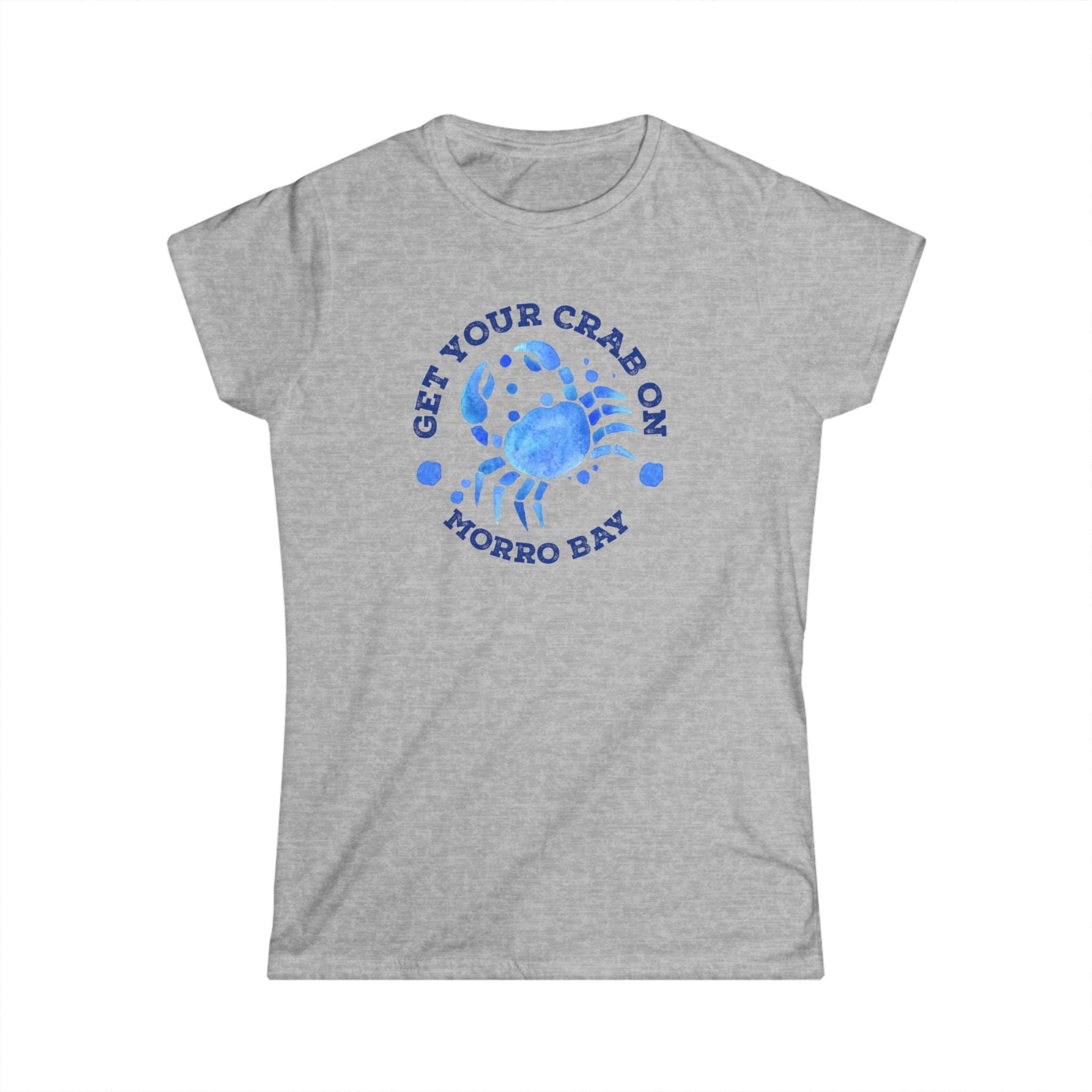 Morro Bay Crab Softstyle Tee - Get Your Crab On