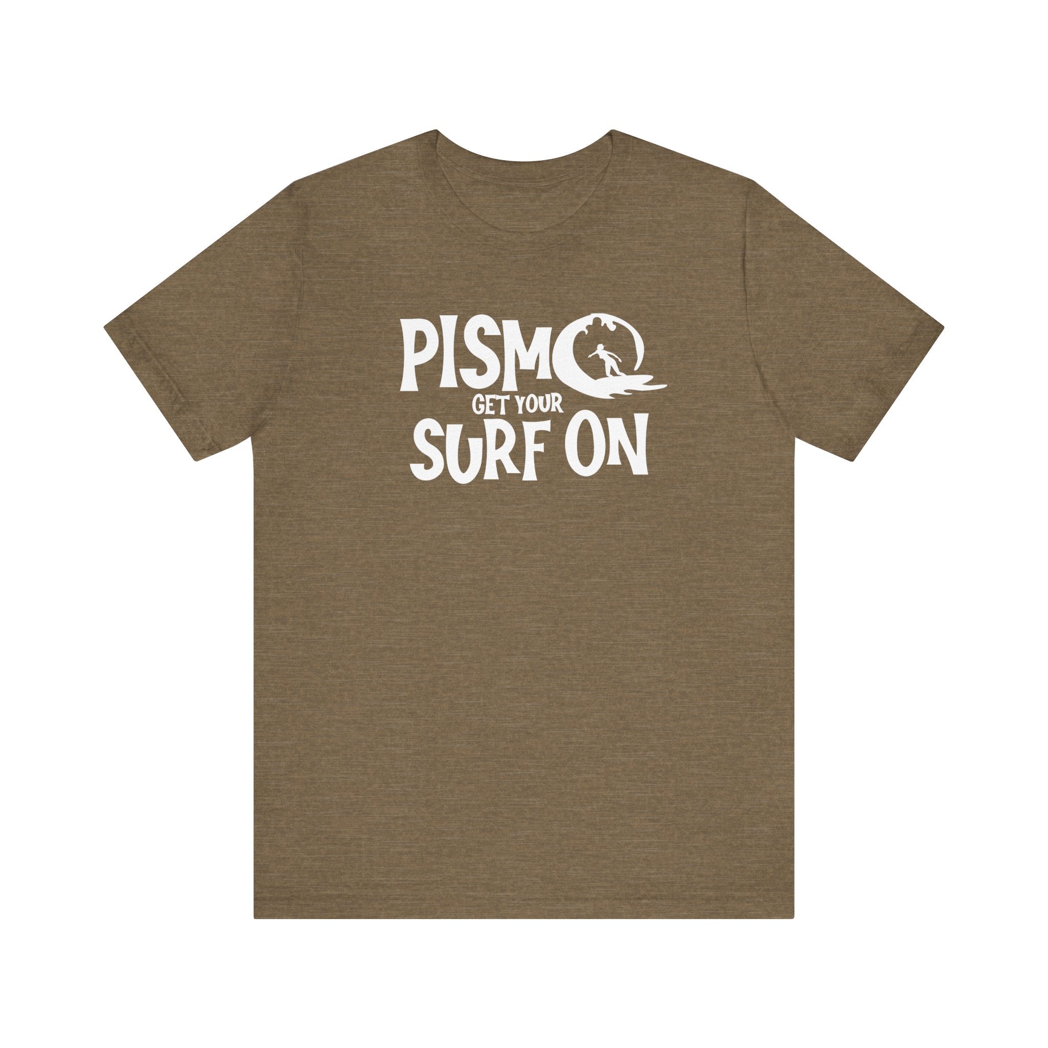 Surf Pismo Beach California Fun Tee Shirt - Beach Lover Gift, Unisex Graphic T-Shirt, Coastal Vibes Top, Summer Souvenir Apparel
