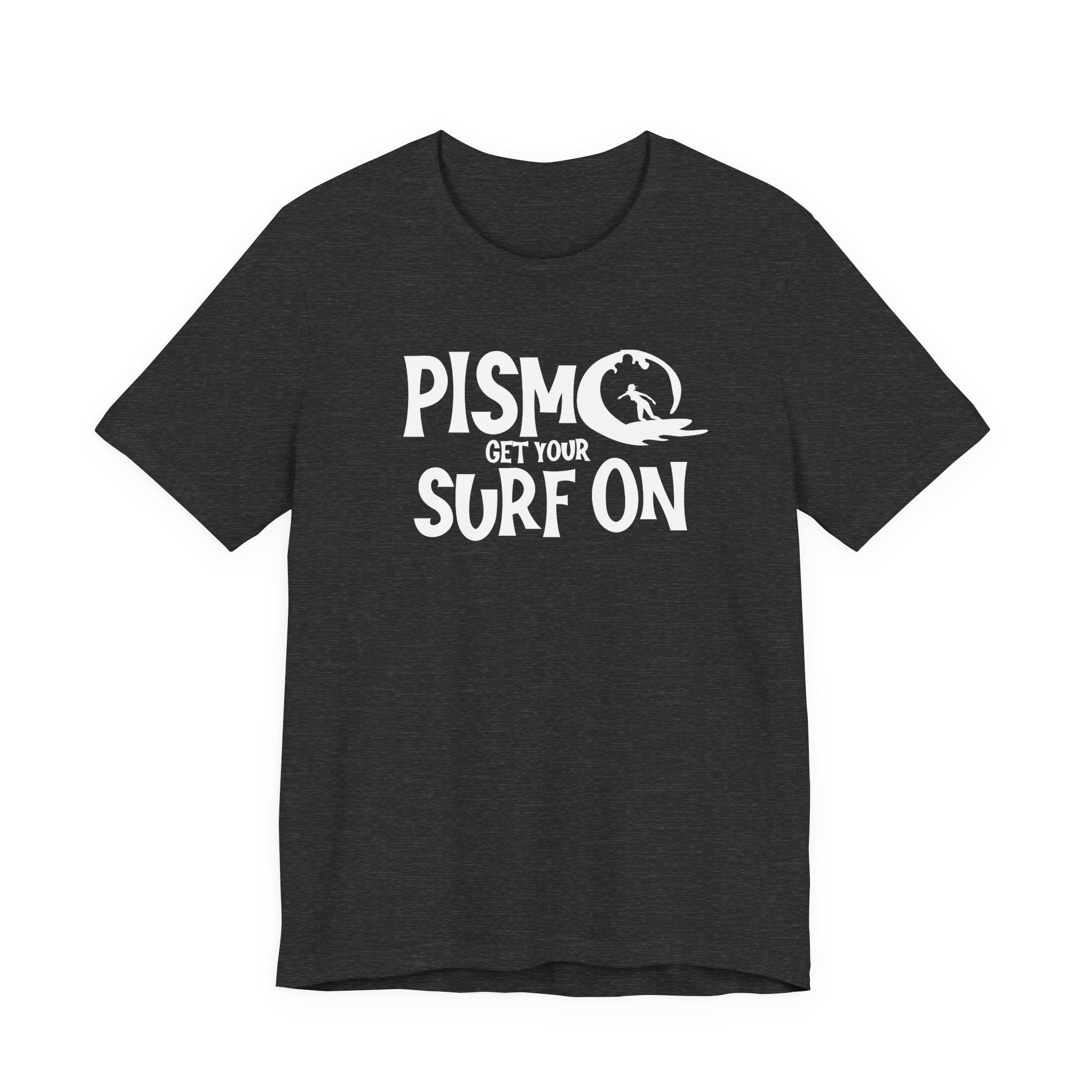 Surf Pismo Beach California Fun Tee Shirt - Beach Lover Gift, Unisex Graphic T-Shirt, Coastal Vibes Top, Summer Souvenir Apparel