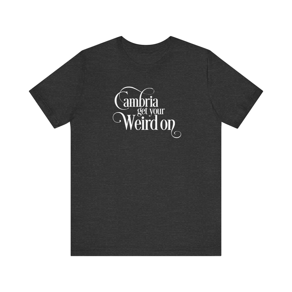 Spirit of Cambria California Fun Tee Shirt - Beach Lover Gift, Unisex Graphic T-Shirt, Coastal Vibes Top, Summer Souvenir Apparel
