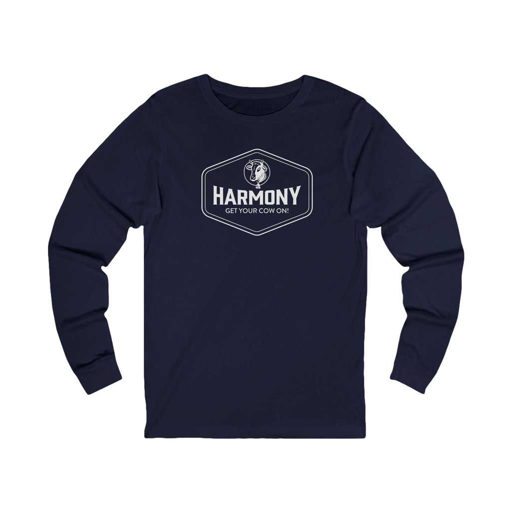 Harmony Unisex Long Sleeve Tee Get your Cow On!