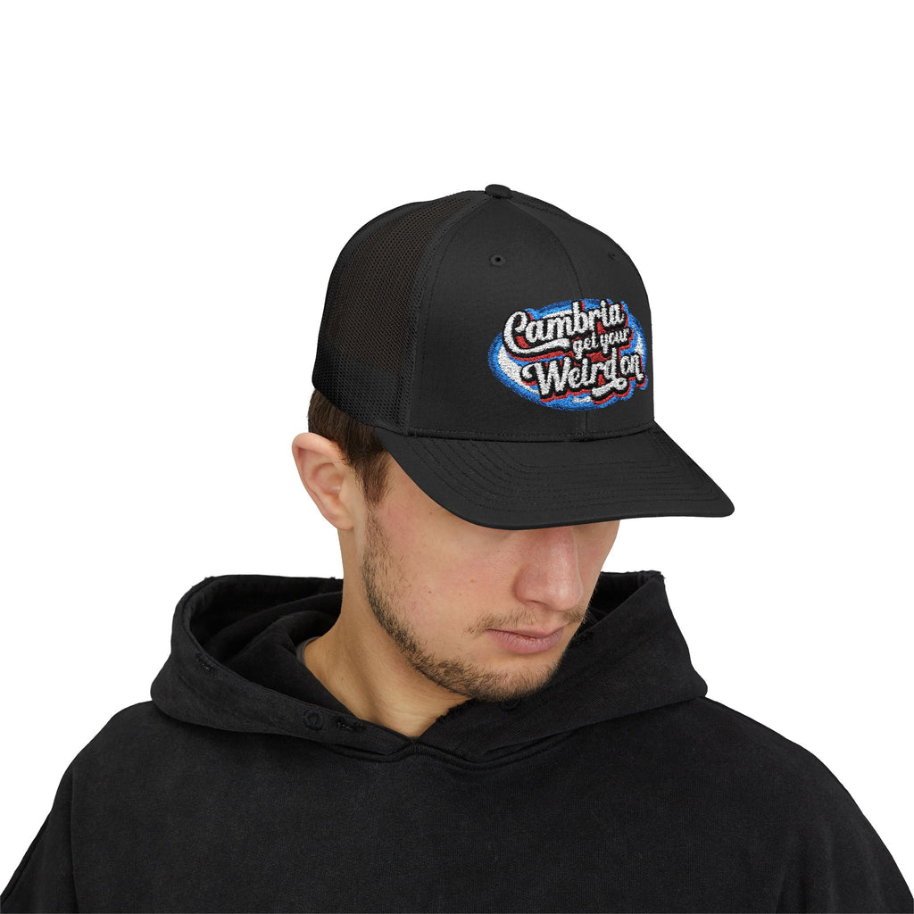 Snapback Trucker Cap - Cambria Get Your Weird On Hat