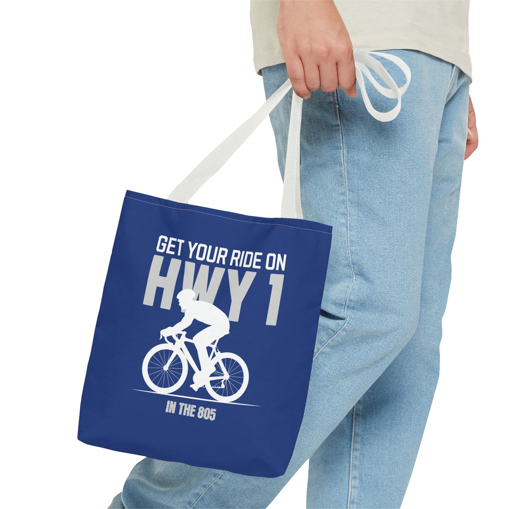 Cycling Tote Bag — "Get Your Ride On HWY 1 in the 805"