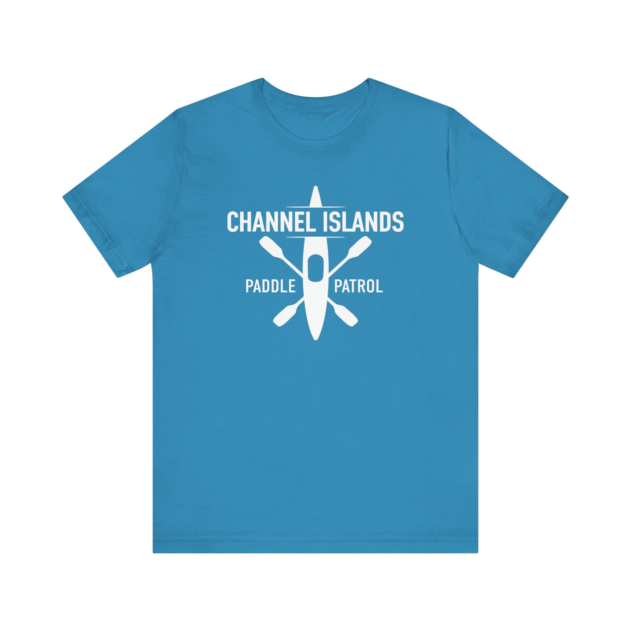 Kayaking Unisex Tee - Channel Island Paddle Patrol Design