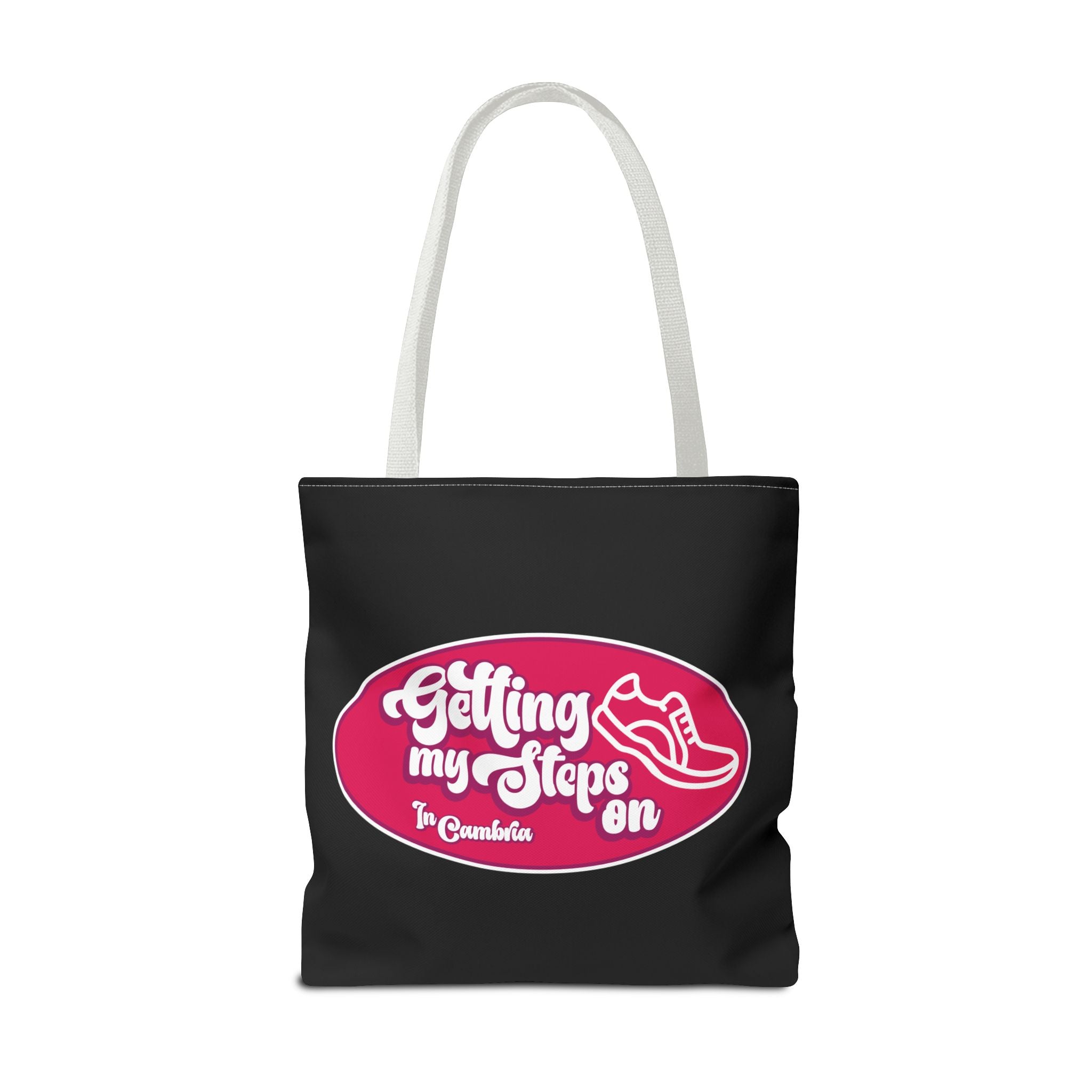 Getting My Steps On Tote Bag, Perfect Gym Bag, Fitness Tote, Walking Enthusiast Gift, Motivational Carryall
