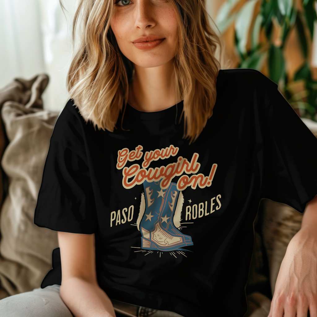 Paso Robles Softstyle Tee - Get Your Cowgirl On