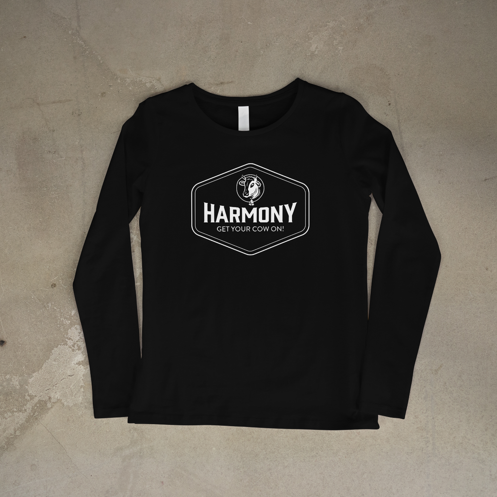 Harmony Unisex Long Sleeve Tee Get your Cow On!