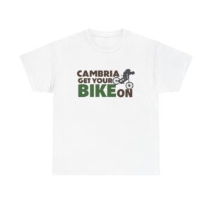 Get Your Bike On Tee, Cool Cycling Shirt, Unisex Cotton T-Shirt, Gift for Bikers, Casual Wear for Mountian Bike Enthusiasts