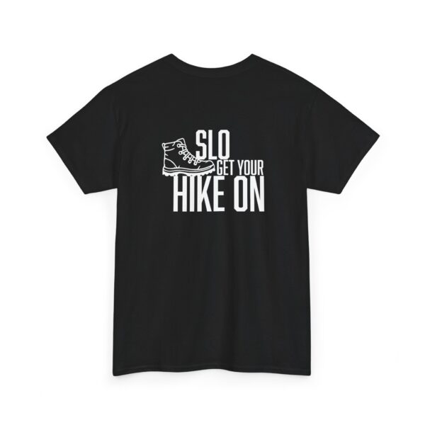 San Luis Obispo Hiking Tee Shirt - Unisex Heavy Cotton Tee, Fun Outdoors T-Shirt, Adventure Top for Nature Lovers, Hiking Boot - Image 4