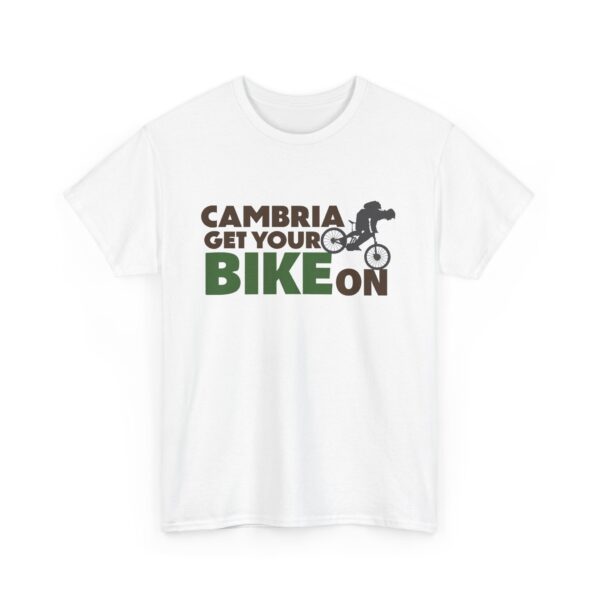 Get Your Bike On Tee, Cool Cycling Shirt, Unisex Cotton T-Shirt, Gift for Bikers, Casual Wear for Mountian Bike Enthusiasts - Image 3