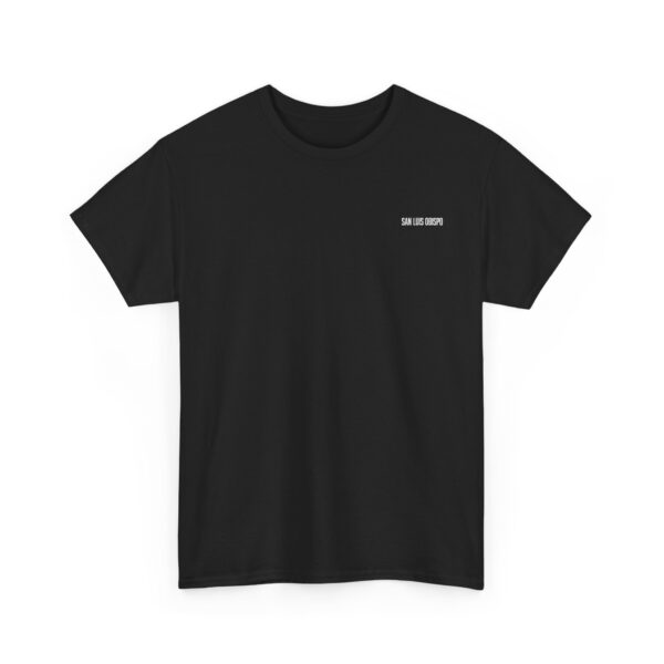 San Luis Obispo Hiking Tee Shirt - Unisex Heavy Cotton Tee, Fun Outdoors T-Shirt, Adventure Top for Nature Lovers, Hiking Boot - Image 3